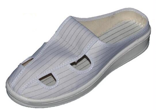 Zapatos de seguridad del ESD del agujero del recinto limpio cuatro para el área industrial de EPA libre de polvo