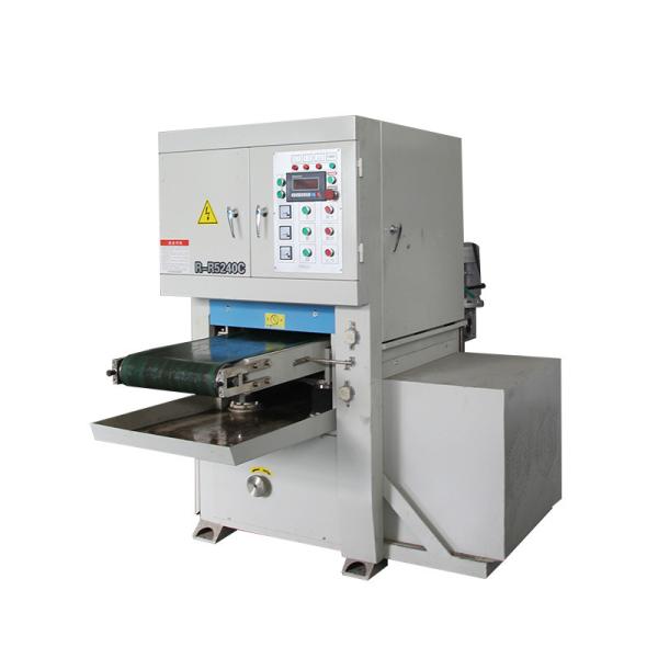 Water Scrub Sander Wire Drawing Machine Deburring Metal Laser Cut Part