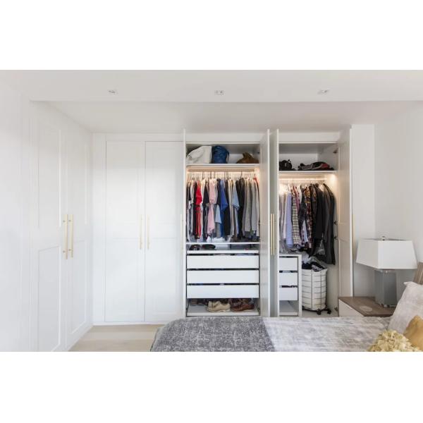 Modern Style Mr HDF Board Bedroom Wardrobe for Custom Made Walk-in Closet Furniture