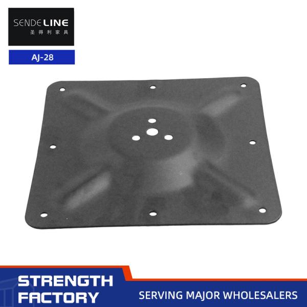 Spray Black Modern Bar Stool Tray Accessories 0.75kg Cold Plate Molding 2.0/3.0mm Wall