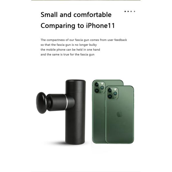 Портативный электрический массажный пистолет для фасции, релаксация мышц, зарядка через USB