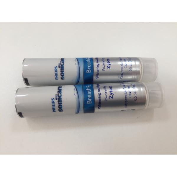 Д19мм АБЛ прокатало трубку зубной пасты прокатанную 15мл с ясной завинчивой пробкой нервюры