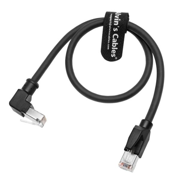 Les câbles d'Alvin Cat6 câble RJ45 blindé 6,6 pieds vers le bas pour la robotique PLC