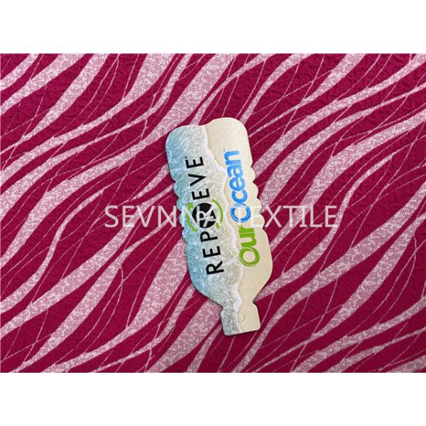 Pink Zebra Printing Superfine Fiber Yoga Wear Fabric Plain Dyed