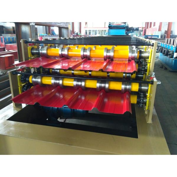 Крен крыши стального листа формируя машинное оборудование с гидравлическим мотором прибора 11КВ вырезывания