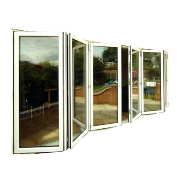 Da janela de alumínio Bifold de alumínio da dobra do bi do tratamento de superfície da eletroforese de Windows da resistência da poeira dobradura frameless