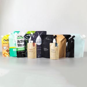 500/1000ml Reusable Spout Pouch Liquid Detergent /juice/olive Oil  Packaging Bag  PA Nylon   Food Grade