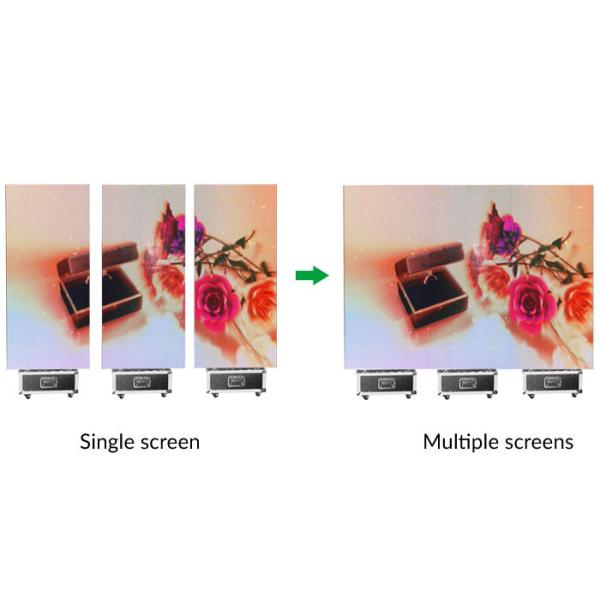 Poster Totem LED Display RGB 85kg / Units LED Screen Outdoor Advertising 3.9mm Pixel