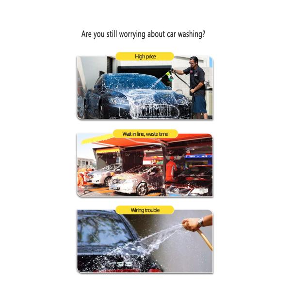 Car Cleaning 368*230*285cm Full Automatic Rollover Car Wash Machine Equipment with Style and 3 Brush System