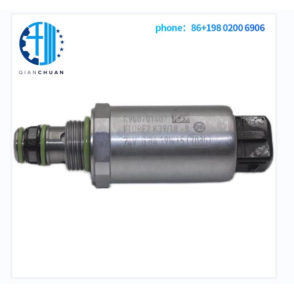 R900701407 Excavator Engine Parts FTDRE2K37 / 18-8 Solenoid Valve