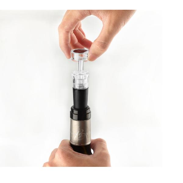 Non Spill Silicone Kitchen Utensils Bottle Vacuum Wine Stopper For Drink