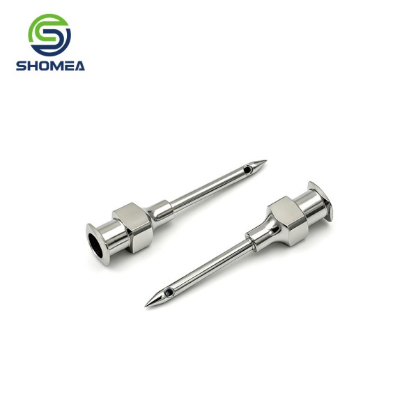 Customized Side Hole Pen Tip Injection Needle With Luer Fitting