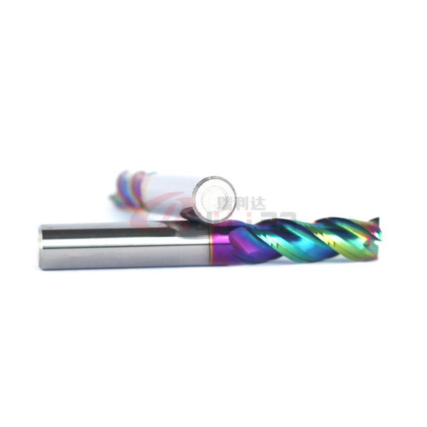 RLD Solid Carbide End Mill Dlc Coated For Aluminum Endmill 6mm 1/4
