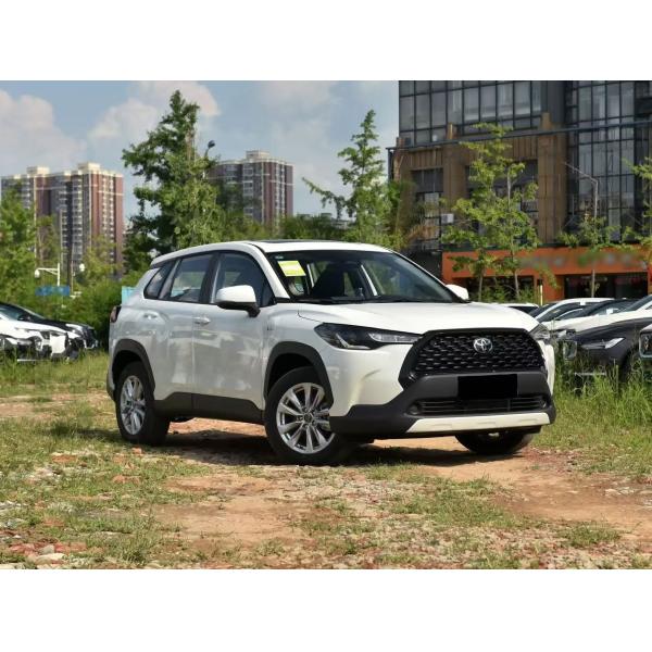 Corolla Cross Dual Engine Electric Hybrid White Available Compact SUV E-CVT continuously variable transmission