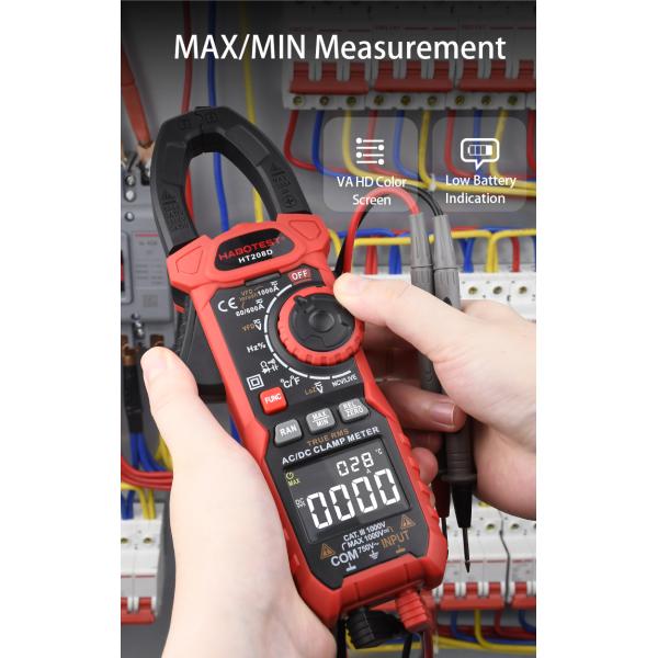 Handheld Digital Power Smart Clamp Meter 1000 Amp 1000v