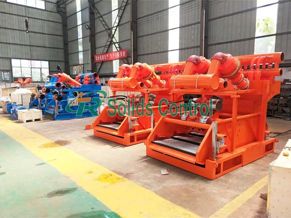 equipamento da limpeza da lama do campo petrolífero 0.25-0.4Mpa que inclui Desander e Desilter
