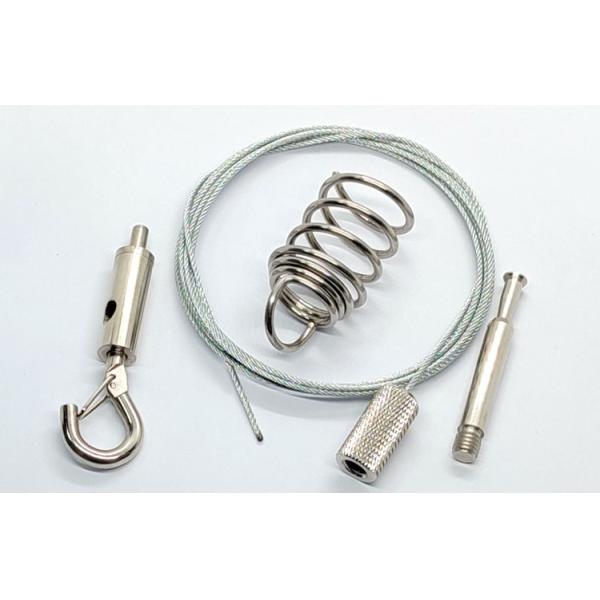 Stainless Steel Suspended Wire Ceiling Lighting System Kit