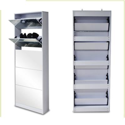 O quarto 25kg branco 29pcs almofada o armário espelhado da sapata