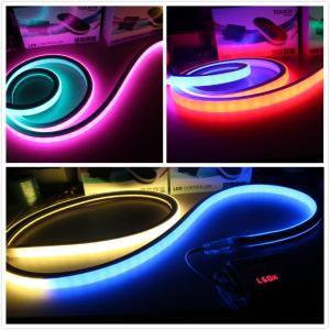 Pixel programável LED Neon Lights RGB LED Lâmpadas de paisagem faixa quadrada
