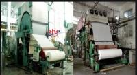 Mini máquina de papel de papel higiénico reciclagem de resíduos pequena linha de produção de fábrica de tecido