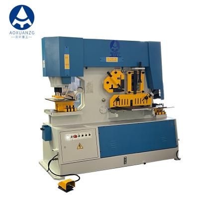 High Pressure 120T Punching Thickness 28mm Hydraulic Ironworker Machine, 2355*960*2200mm Dimension
