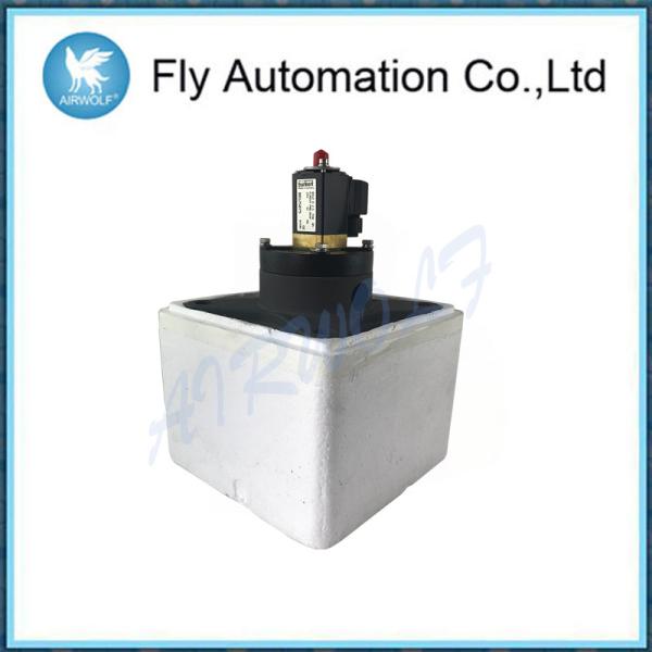 4 Inch Clean Dry Electric Solenoid Valve / Electromagnetic Valve 0.1 Mpa~0.8 Mpa Working Pressure
