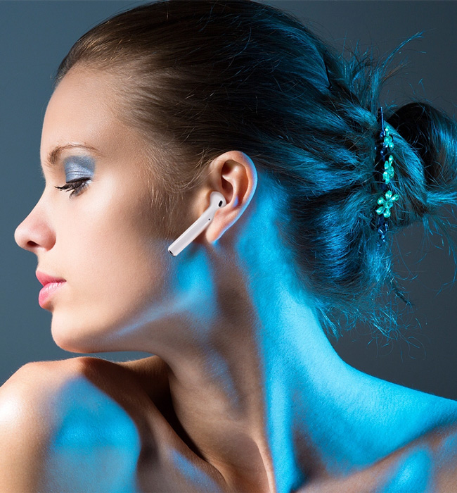 Светлый спорт беспроводное Bluetooth Earbuds GPS 0.16kg датчика