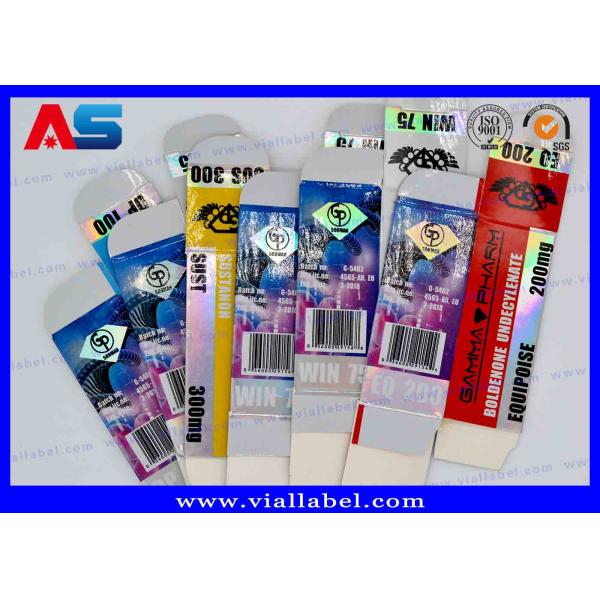 Изготовленная на заказ фармацевтическая пробирка Hologram 10ml печати обозначает слипчивые ярлыки медицины рецепта