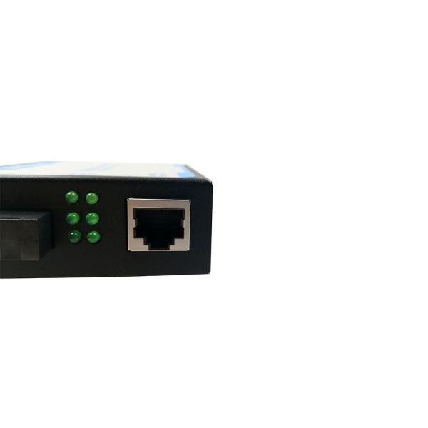 10 / 100M Fiber Media Converter Single Fiber SM SC 80KM , Black or Silver