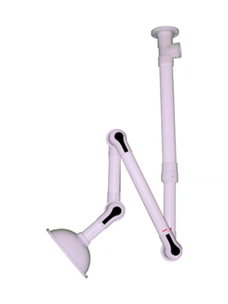 Durable Laboratory Accessories Ceiling Mounted Lab Extraction Arm Flexible