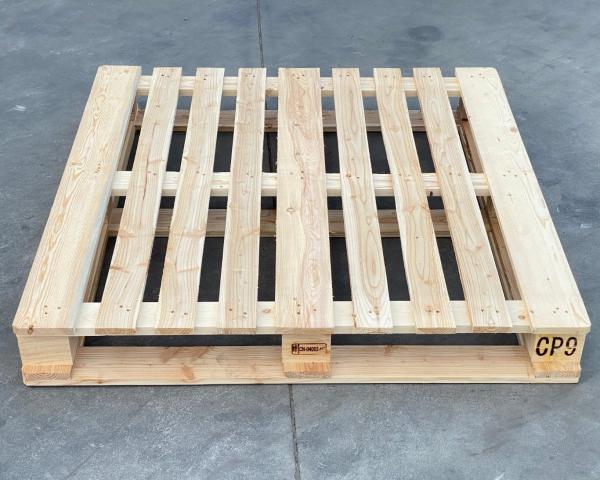 Cargo Turnover Euro Pallets Heat Treated Wooden Pallets For Export 4 Way