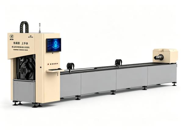 Q12 CNC Laser Tube Cutting Machine with Stable Structure for Continuous Production Work