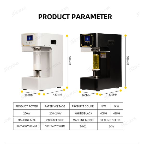 Automatic 3 Second Portable Plastic Can Sealing Machine With Cup Holder