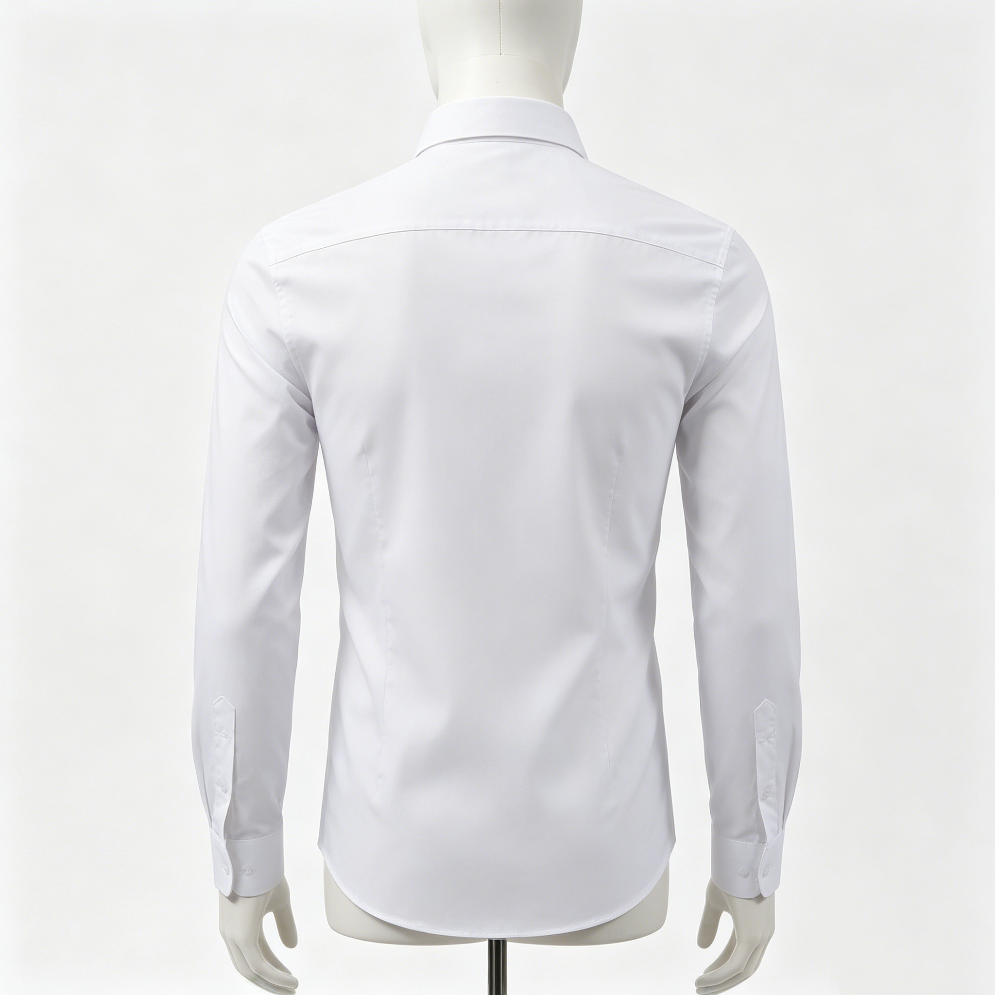 Slim Fit Mens Long Sleeved Shirt Wrinkle Resistant 4 Way Stretch Button Down Shirt