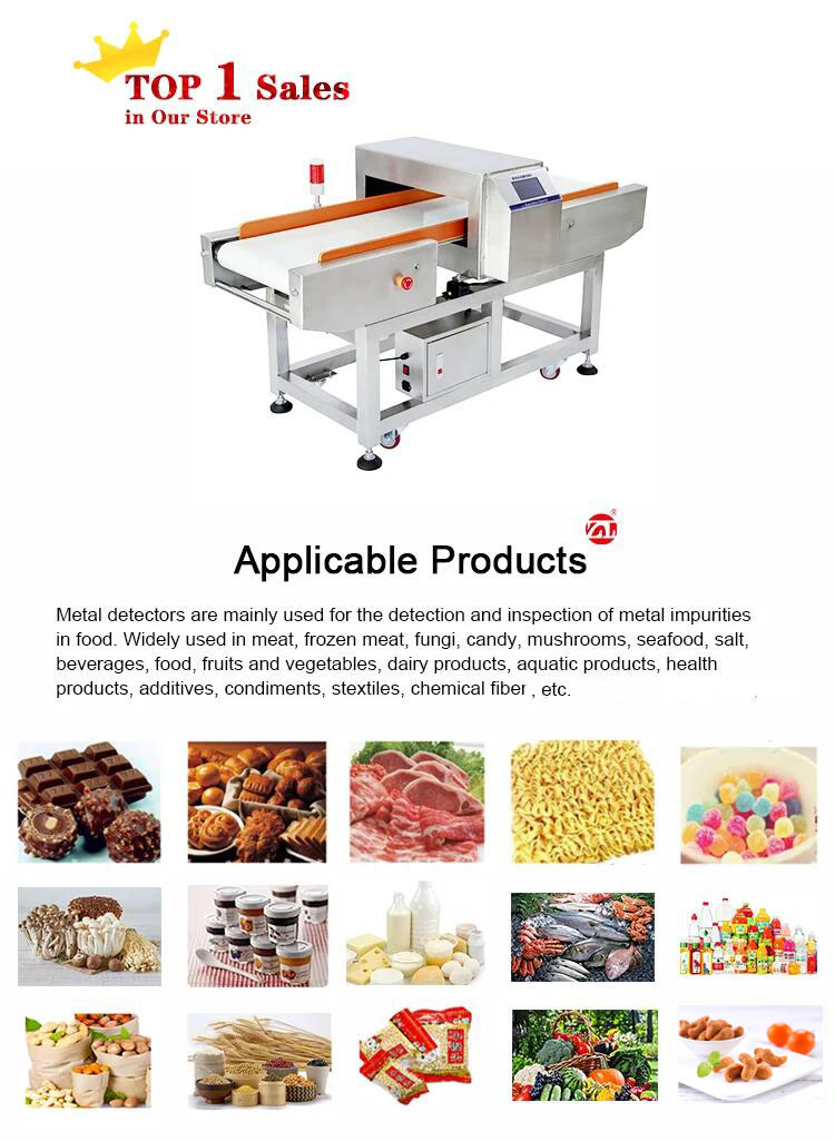 Food Metal Detector Machine for Food Processing Line With CE