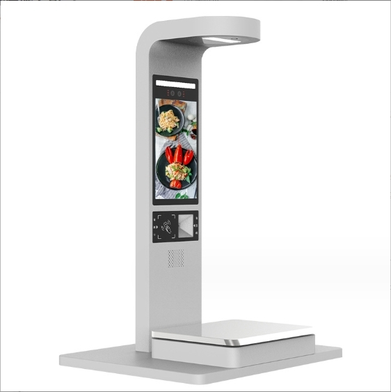 Customized Metal Self-Service Check Kiosk 10 Point Capacitive Touch Screen 8MP Surveillance Camera 32/64GB Storage SDK Dish