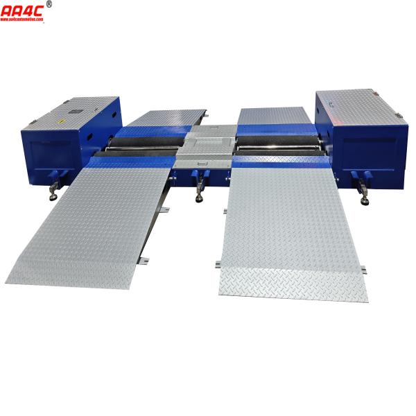 переносное передвижное оборудование для испытания роликовых тормозов грузовых автомобилей для транспортных средств 4WD 10T