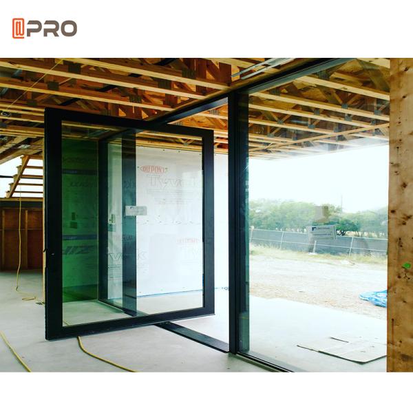ISO9001 Aluminum Pivot Front Door Entry Hinge Sliding Door Guide