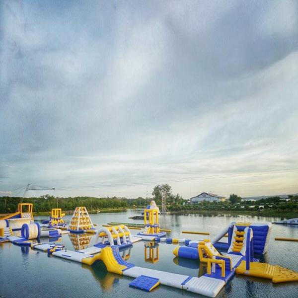 BALI Giant Inflatable Floating Water Parks Manufacturer / Bouncia Aqua Park