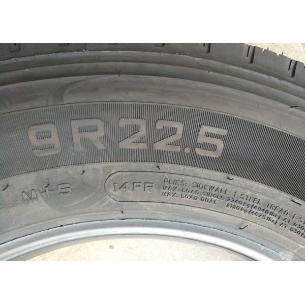 Compact Size Tyres For Trucks And Buses , Truck Bus Radial Tyres 9R22.5 All Steel Structure