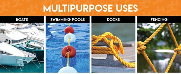 Twisted PE Rope 100% Virgin Material PE Twisted 3 Strands Rope for Fishing and Marine