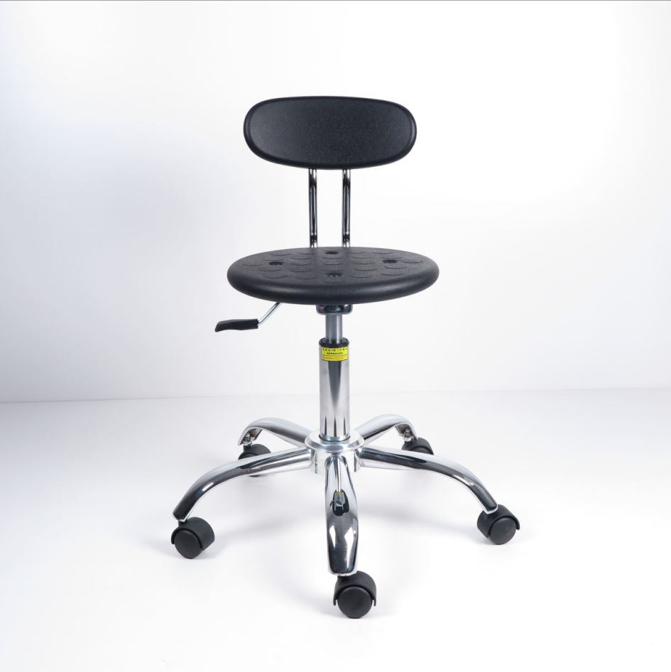PU Leather ESD Lab Chairs Anti Static Anti Static Lab Chair Adjustable Ergonomic