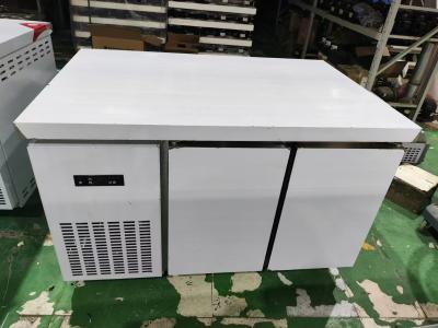 1.2M Commercial Chiller Refrigerador Banco de Trabalho Para Cozinha Guangzhou fábrica de aço inoxidável Mesa de Trabalho