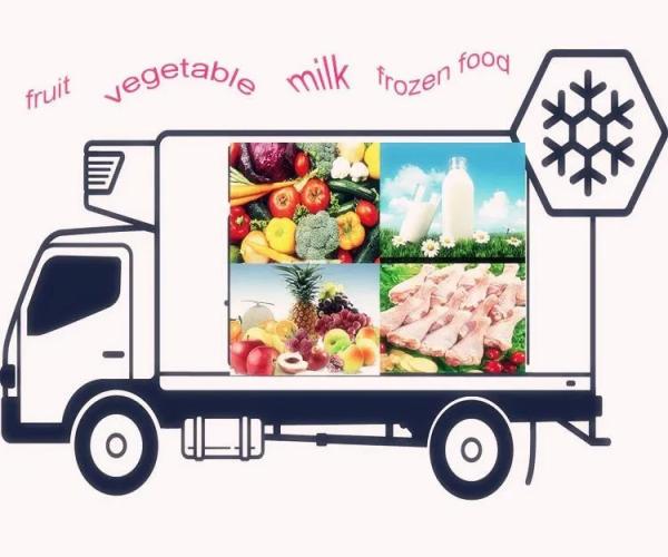 JAC Frozen Food Truck 10 Ton Refrigerated Truck For Frozen Food Transport