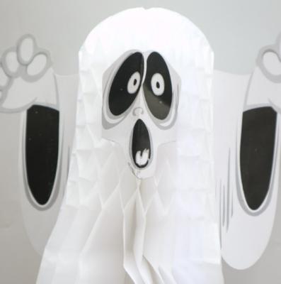 Christmas ghostsll, Paper Crafts, Paper Honeycomb Crafts，Christmas day supplies
