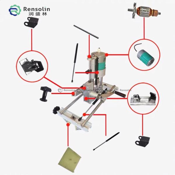 18 mm Configuración maquinaria de trabajo de la madera puerta portátil cerradura agujero máquina de mortización