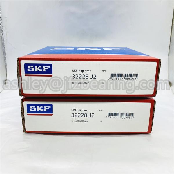 SKF 32228 J2 Tapered Roller Bearing Chrome Steel   - 140 mm Bore, 250 mm OD, 68 mm Cone Width, 58 mm Cup Width