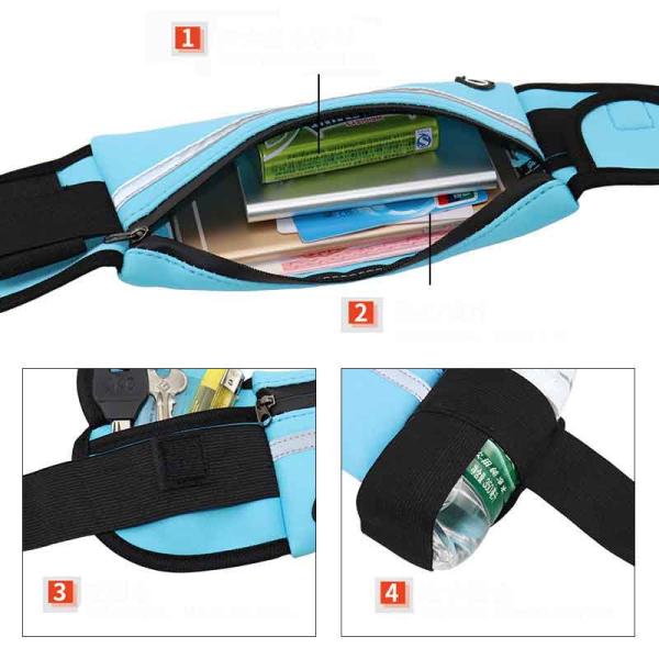 Professional Running Belt Gym Waist Bags Jogging Waist Pack Custom