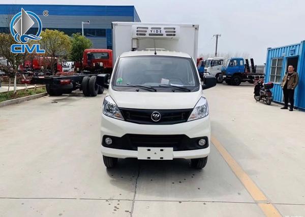0.5-1.5 Tons Refrigerated Truck 2.8m Cooler Vehicle Refrigerated Light Trucks 115hp Engine Reefer Container
