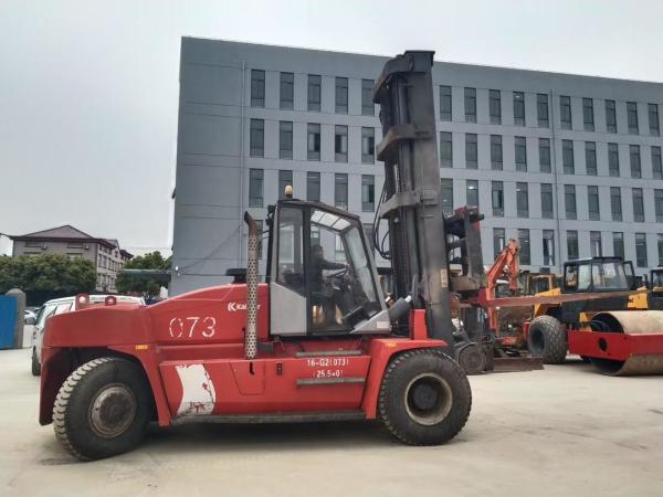 16 Tons Kalamr DCE160-12 Used Fork Lift Trucks High Efficiency Low Noise